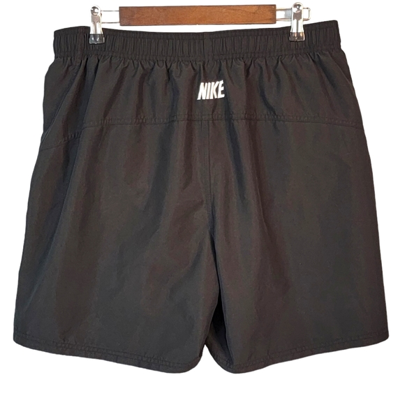 Nike Silver Tag Spell Out Vintage Y2K Black Swim Trunks with Pockets Men's XL - Picture 4 of 11